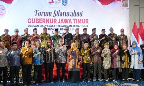 Berikut Pesan Gubernur Khofifah ke Masyarakat Jatim di Provinsi Bengkulu
